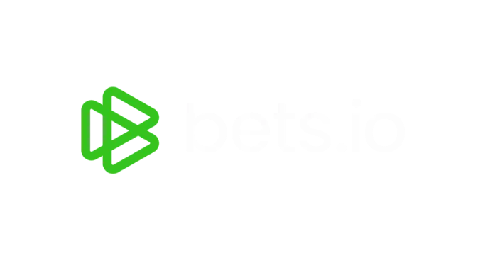 Bets.io Casino Logo - Green and White with Play Button Icon.
