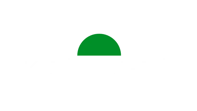 Katsubet Casino Logo - Stylized White Text with Green Rising Sun Motif.
