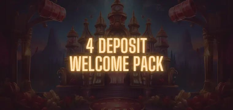 FortuneJack's eye-catching banner proudly announces its enticing welcome package, enticing new players with a generous combination of deposit bonuses and free spins to kickstart their crypto gambling journey. The banner's vibrant colors and bold typography exude excitement and promise a world of winning opportunities.